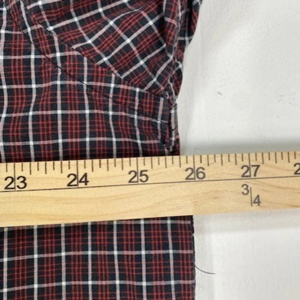 Ralph Lauren Jeans Company Plaid Button Down‎ Shirt Men's 2XL Cotton Long Sleeve